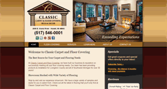 Desktop Screenshot of classiccarpetandfloorcovering.com